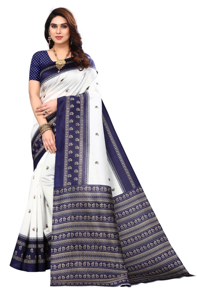 Printed Art Silk 14 Ethnic Wear Wholesale Art Silk Saree Catalog